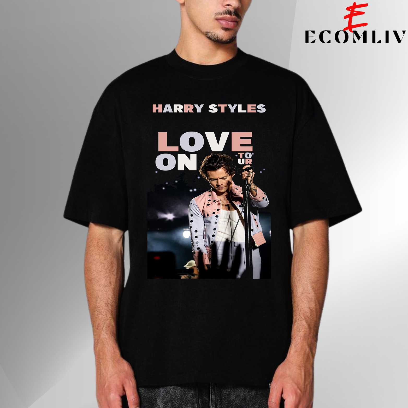 Harry Styles On Stage Tour T Shirt, Unisex Tee, Collector Streetwear Shirt